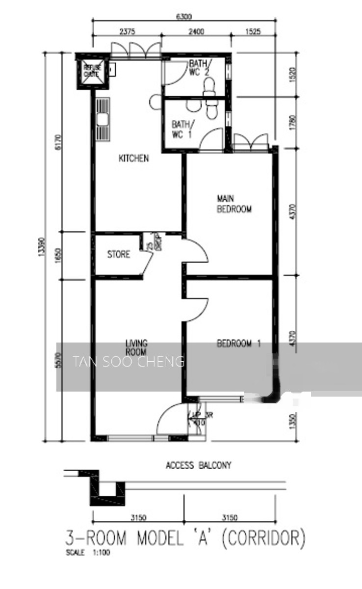 Blk 537 Bukit Batok Street 52 (Bukit Batok), HDB 3 Rooms #148540082